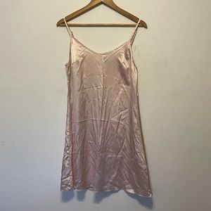 Vintage Light Pink Slip Dress
